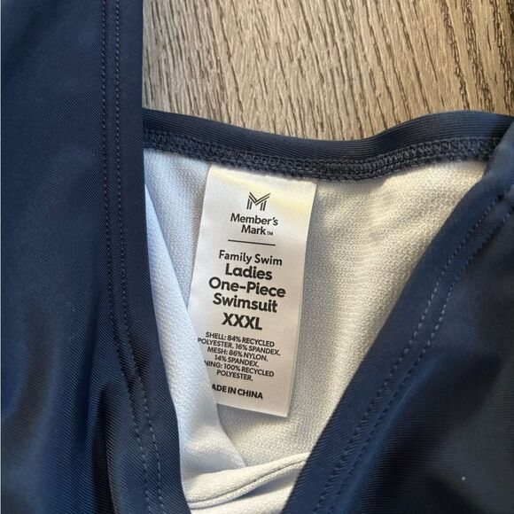 Members mark ladies one piece swimsuit UPF 50 sun protection - Picture 3 of 4